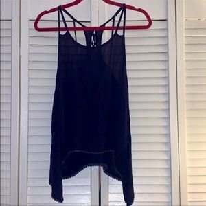 Navy Blue Tank Top